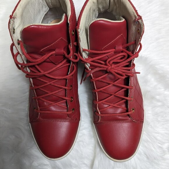 DIESEL DIAMOND - MEN'S Tango Red White Size 10 Style : Y00791 P1283-T4046 - Picture 4 of 9